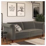 93.5" UPHOLSTERED VELVET FUTON