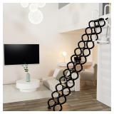 9.8 FT WALL-MOUNTED FOLDING STAIRS