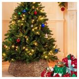 24" WOVEN CHRISTMAS TREE COLLAR