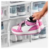 12PK VEVOR STACKABLE SHOE BOXES