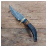DAMASCUS STEEL SKINNING KNIFE