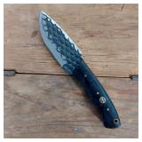 DAMASCUS STEEL FIXED BLADE KNIFE