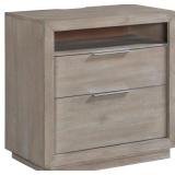2-DRAWER NIGHTSTAND W/ USB