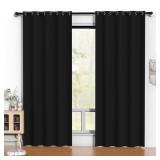 52x84 INSULATED NAVY LINEN CURTAINS