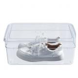 3- CLEAR LUCITE SHOE BOXES