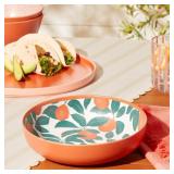 SET OF 9 BAMBOO MELAMINE DINNER BOWLS