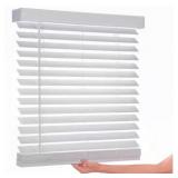36.5X72 CORDLESS FAUX WOOD BLINDS