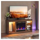 BESTIER ELECTRIC FIREPLACE TV STAND