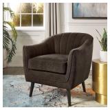 MID-CENTURY MODERN TUFTED ACCENT CHAIR