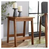 16"X15.5" SQUARE WOODEN SIDE TABLE