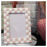 4X6 CHECKERBOARD PICTURE FRAME