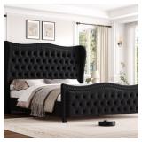 KING WINGBACK BED FRAME