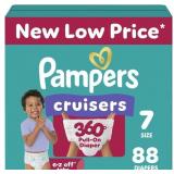 88 CT SZ 7 PAMPERS DIAPERS