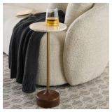 22.3" MARBLE DRINK TABLE