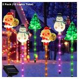 12PC OUTDOOR SOLAR CHRISTMAS LIGHTS