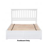 KING SZ PLATFORM BED FOOTBOARD