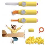 KRAFTZOO 65 PC CARDBOARD CONSTRUCTION KIT