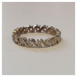 SZ 10 925 STERLING ETERNITY BAND