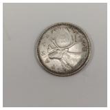 1968 SILVER CANADA QUARTER COIN
