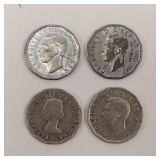 4 - 1945-1961 CANADA NICKELS