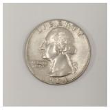 1964 US SILVER QUARTER