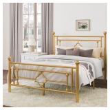 QUEEN VINTAGE-STYLE PLATFORM BED