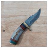 DAMASCUS STEEL SKINNING KNIFE