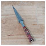 DAMASCUS STEEL BOOT KNIFE