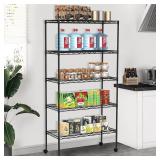 30X14X61 5-TIER WIRE SHELVING UNIT