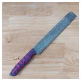 DAMASCUS STEEL BREAD KNIFE