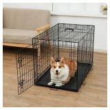 SINGLE DOOR 30" FOLDING DOG CRATE
