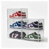 5PK TRANSPARENT SHOE ORGANIZER