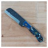 DAMASCUS STEEL FIXED BLADE KNIFE