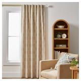 50X84 FLORAL BLOCK PRINT CURTAIN PANEL