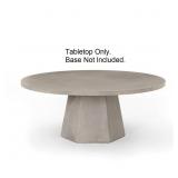 40" GREY CONCRETE OUTDOOR COFFEE TABLE TOP