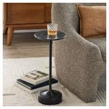 22.3" MARBLE DRINK TABLE