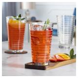 8PC 16.2OZ GALLANT DRINKING GLASS SET