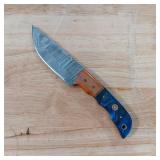 DAMASCUS STEEL FIXED BLADE KNIFE