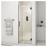24X72 HINGED GLASS SHOWER DOOR