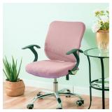 UNIVERSAL PINK OFFICE CHAIR COVER SET