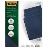 200PK NAVY BINDING COVERS