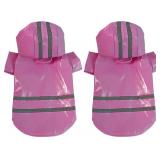 PAIR XS REFLECTIVE DOG RAINCOATS
