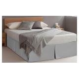 KING 16" DROP MICROFIBER BED SKIRT