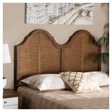KING RATTAN ARCHED HEADBOARD