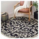 SAFAVIEH 6FT ROUND AREA RUG