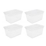 4PK 58QT STERILITE STORAGE BOXES