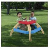KIDS PLASTIC PICNIC TABLE