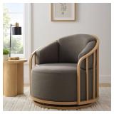 LILLIAN SWIVEL BIRDCAGE ACCENT CHAIR