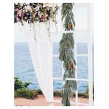 PAIR 76' ARTIFICIAL CYPRESS GARLAND