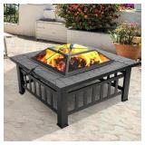 32" SQUARE OUTDOOR FIREPIT